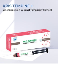 Denta Kris Kris Temp NE+ – Zinc Oxide Non-Eugenol Temporary Cement (9g Syringe)