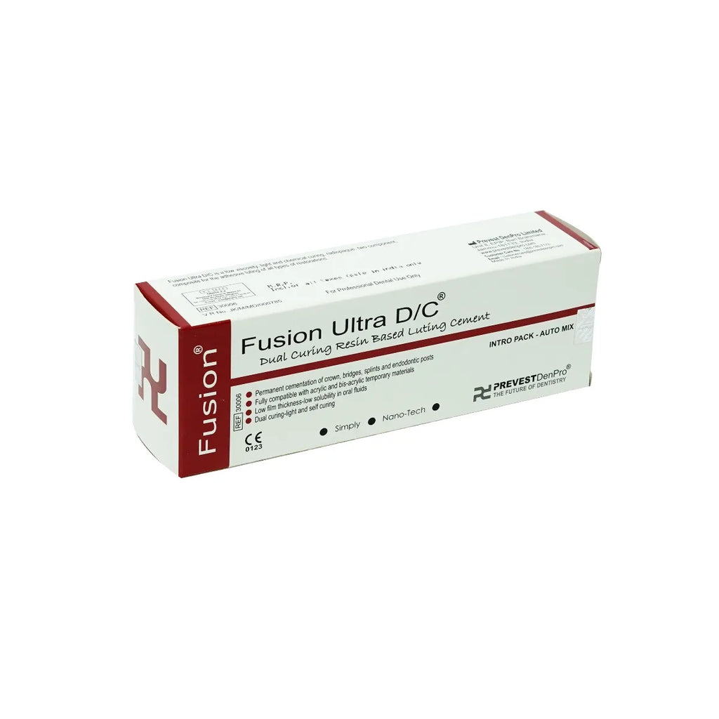 Prevest Fusion Ultra DC Dual Cure Dental Adhesive Cement – Strong Bonding Luting Cement