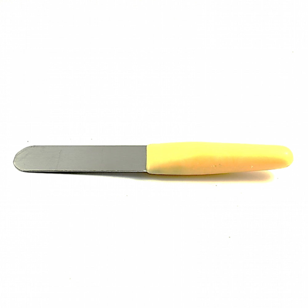 Dental Plaster Spatula - Curved Stainless Steel Spatula for Dental Stone & Plaster Mixing