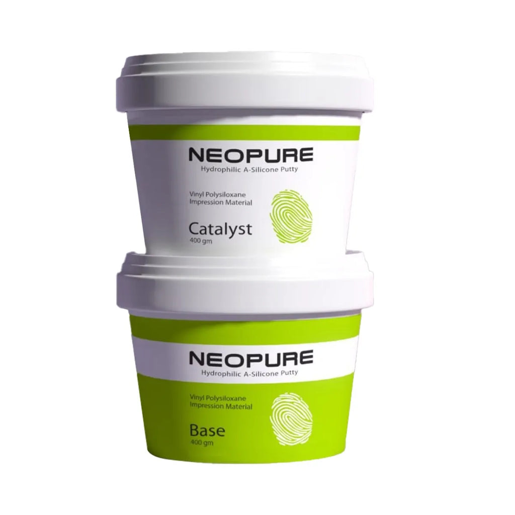 NeoEndo Neopure A-Silicone Impression Material – Hydrophilic VPS Putty + Light Body Kit