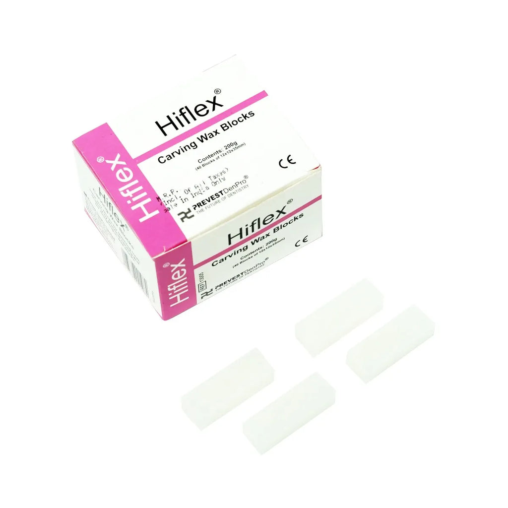 Prevest DenPro Hi-Flex Carving Wax Blocks – Dental Modeling Wax for Prosthetic Work