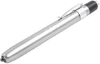 Pen house Full Silver Click Type Pen Light