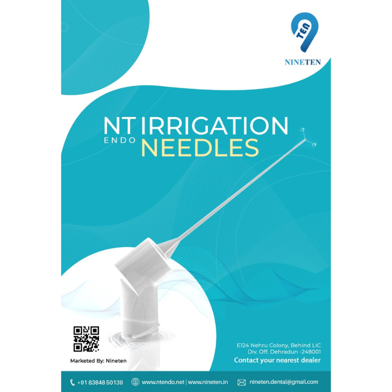 NT Dental | Nineten Dental NT Irrigation Needle – Endo Irrigation Needles (Pack of 10)