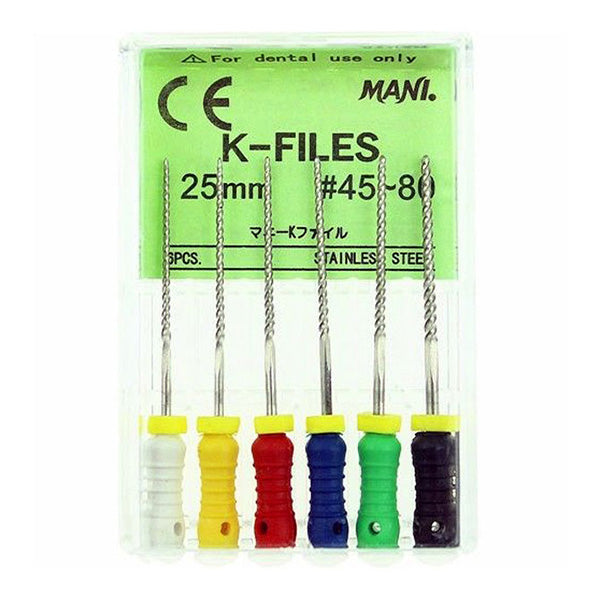 Mani K-File 25mm # 45-80 Assorted