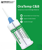 Prevest OraTemp C&B Temporary Crown & Bridge Cement – Strong, Easy-to-Use Dental Cement