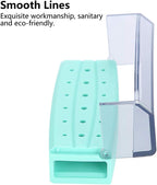 Sterilization Box 18 Holes Autoclavable Dental Tools Disinfection Box (Green)