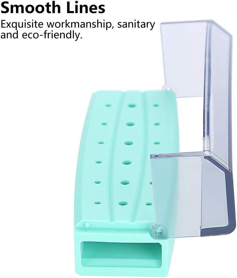 Sterilization Box 18 Holes Autoclavable Dental Tools Disinfection Box (Green)
