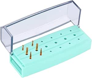 Bur BOX - 18-hole Autoclavable Dental Sterilization and Disinfection Bur box.