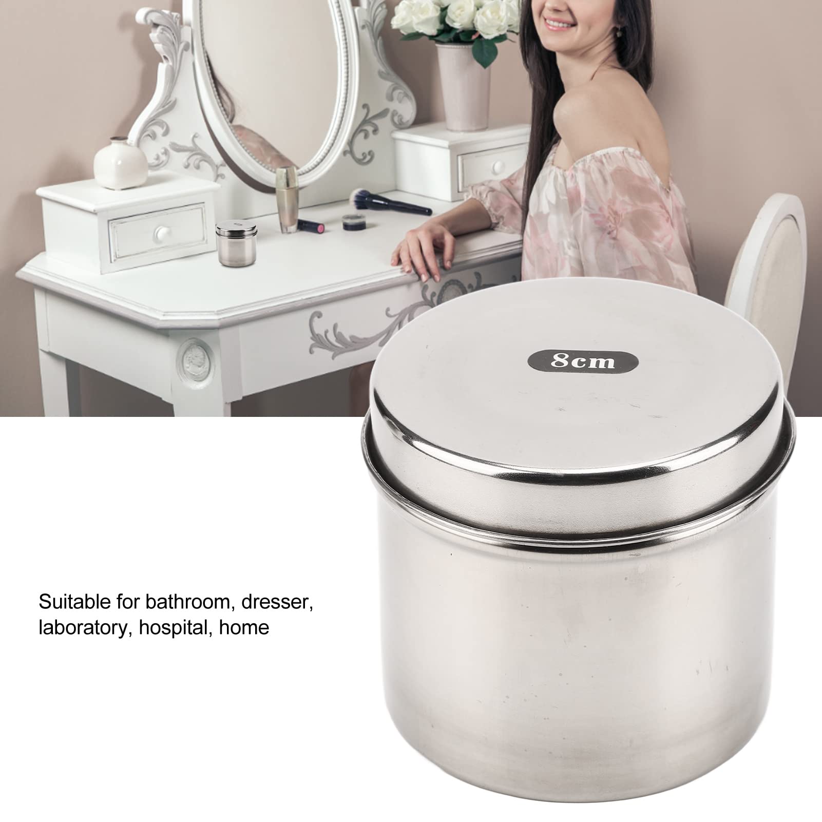 Stainless Steel Cotton Holder – Chairside Cotton Storage Container