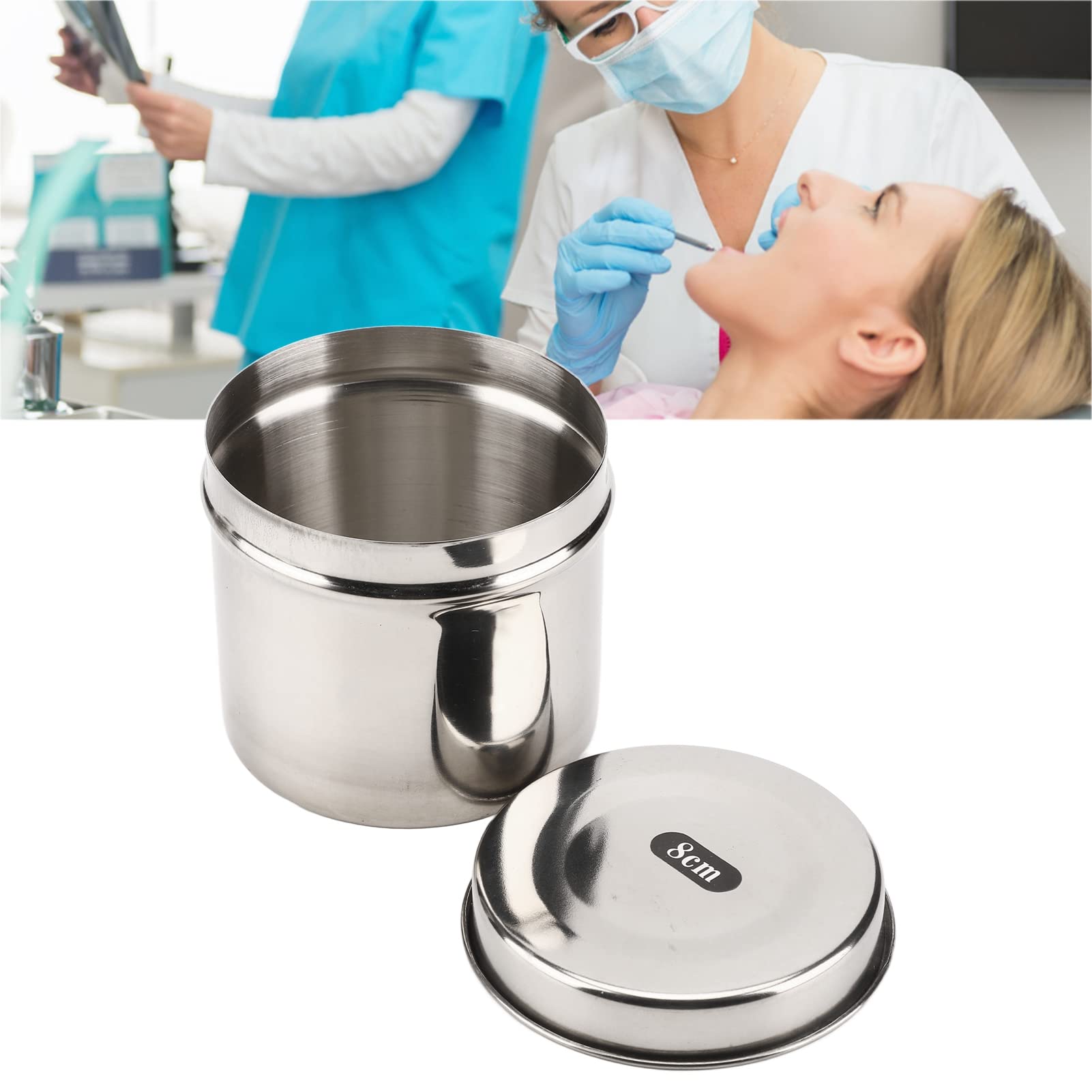 Stainless Steel Cotton Holder – Chairside Cotton Storage Container