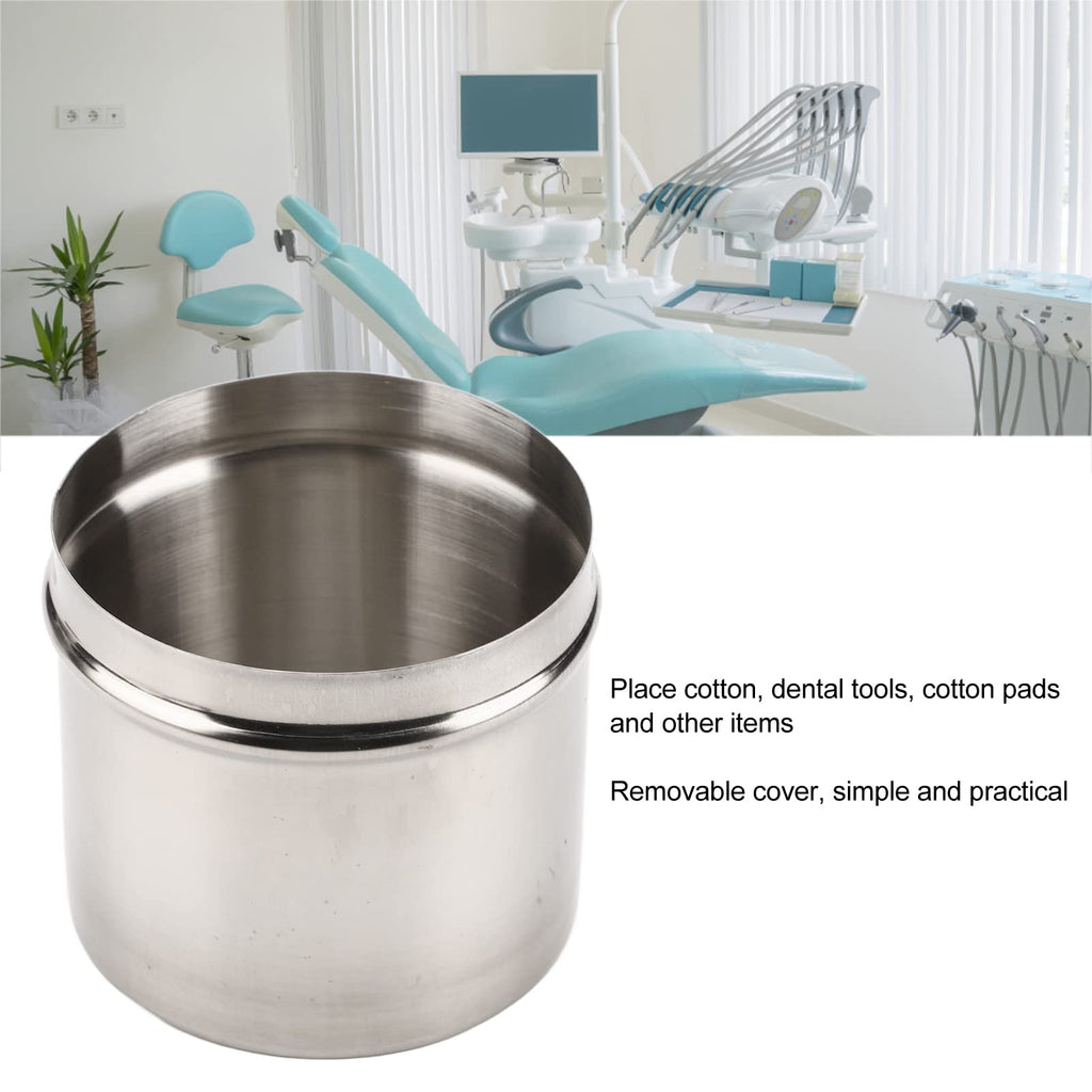 Stainless Steel Cotton Holder – Chairside Cotton Storage Container
