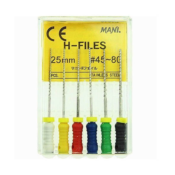 Mani H-File 25mm # 45-80 Assorted