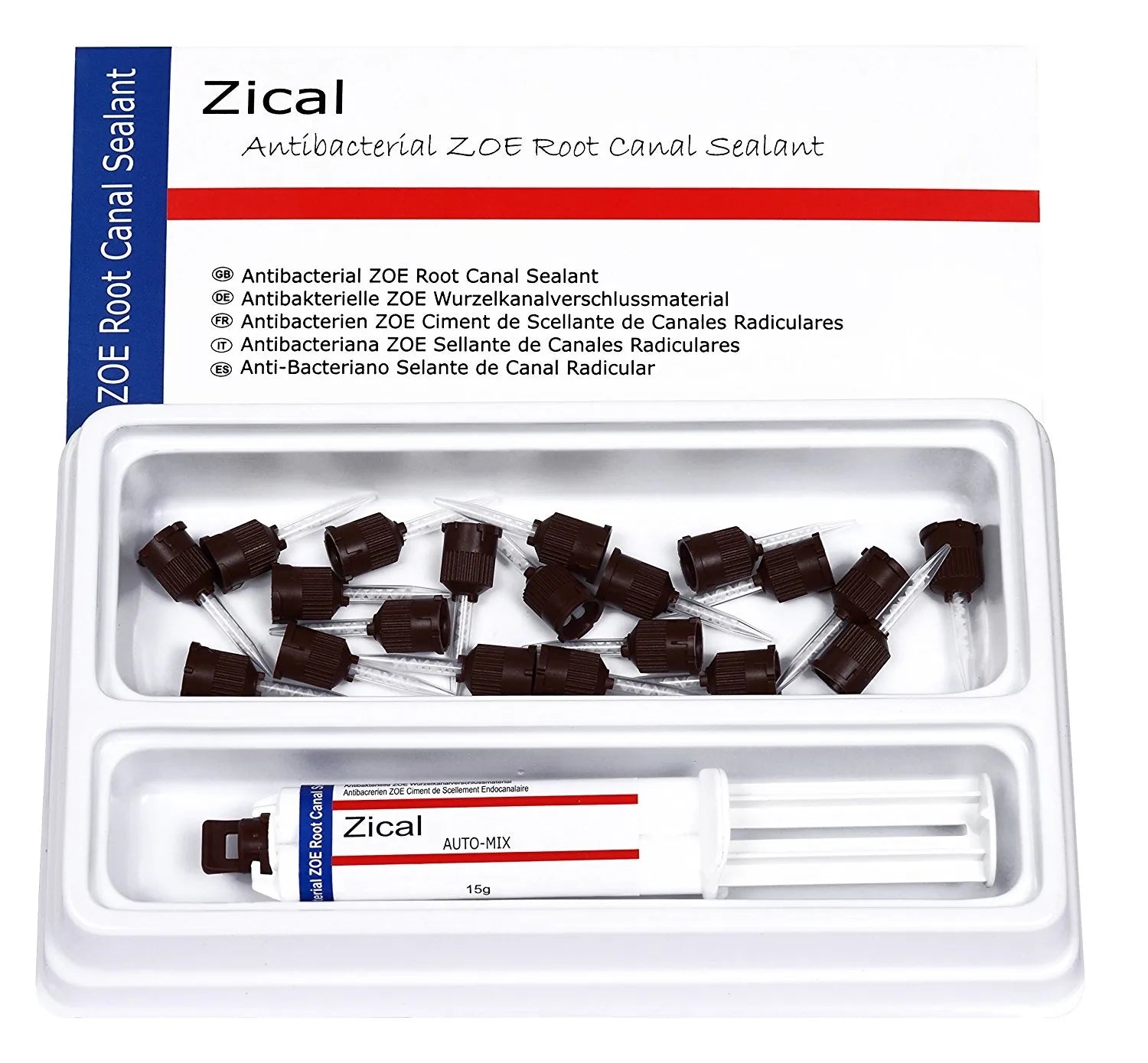 Prevest Zical Automix Dental Cement – Radiopaque Calcium Hydroxide Base with Automix System