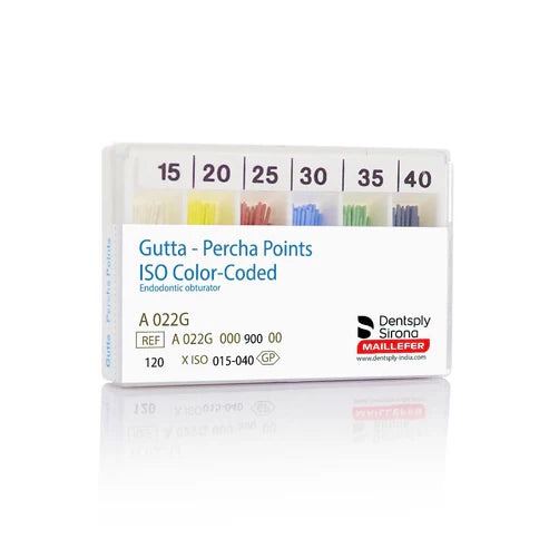 DENTSPLY Gutta Percha Points 2% Taper (Pack of 120)