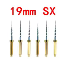 Glin Dental NiTi Super Blue Rotary Heat Activated Endodontic Files (SX-F3 Series)