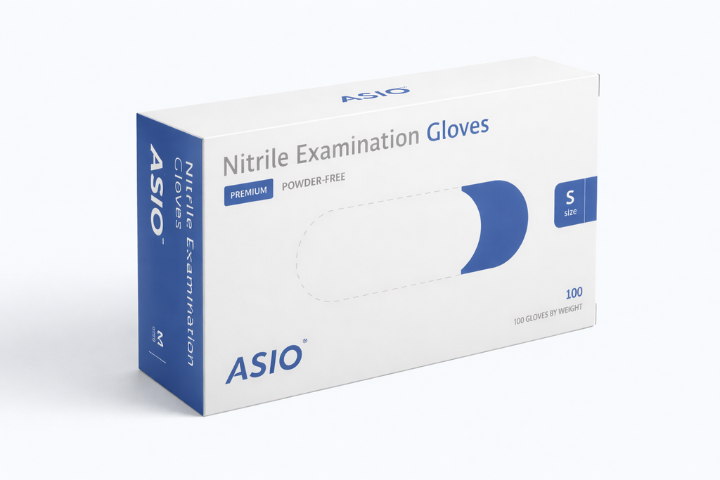 ASIO Latex Powdered Examination Gloves – Medical Grade Hand Protection for Dental & Clinical Use | Buy Online India