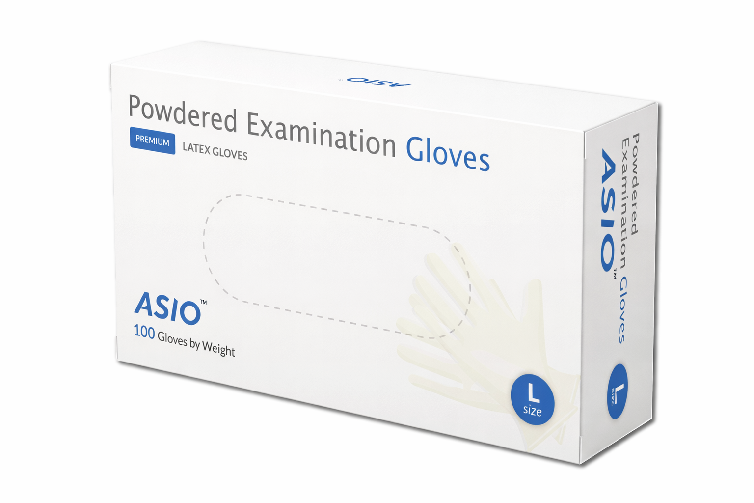 ASIO Latex Powdered Examination Gloves – Medical Grade Hand Protection for Dental & Clinical Use | Buy Online India
