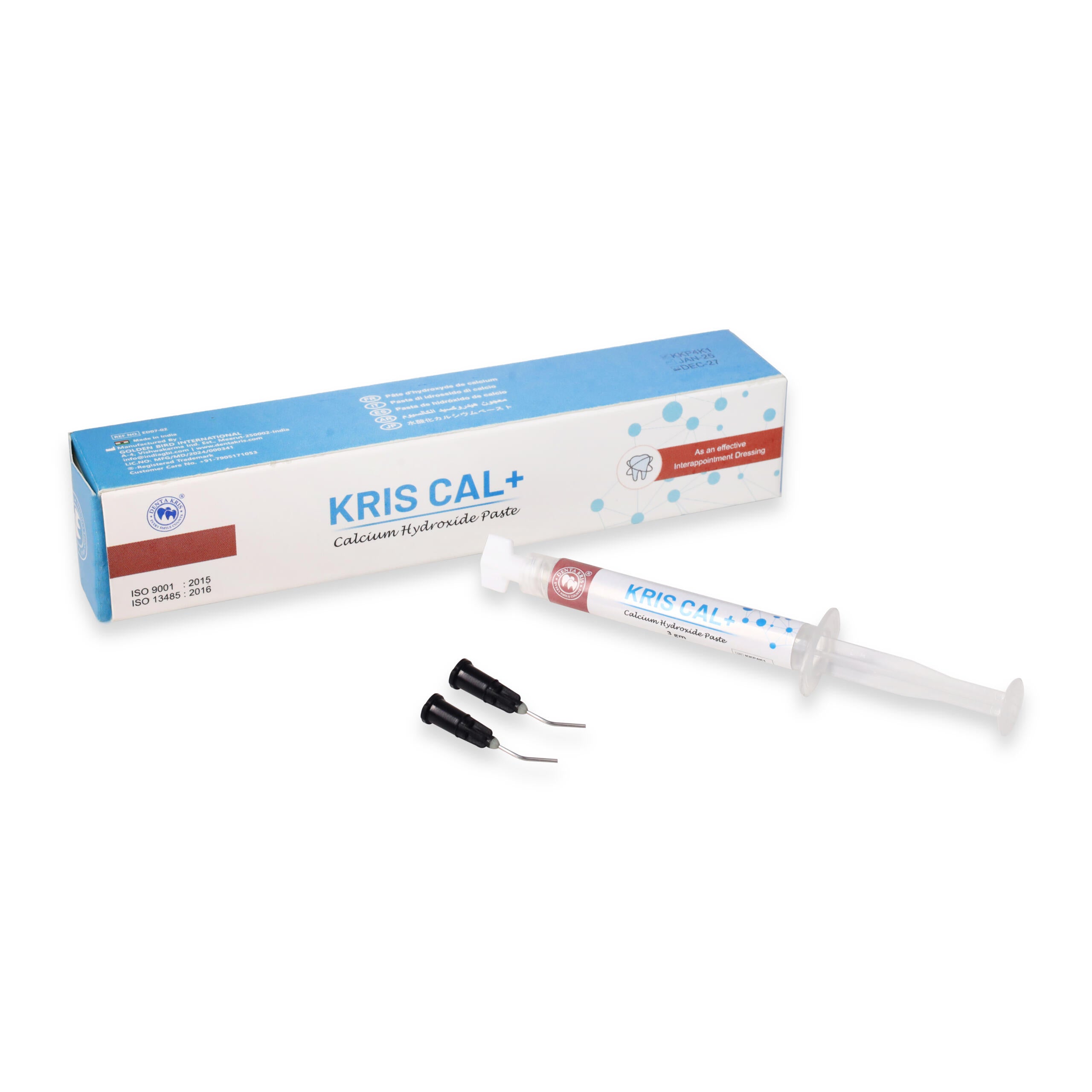 Denta Kris Kris Cal+ calcium hydroxide intracanal medicament paste