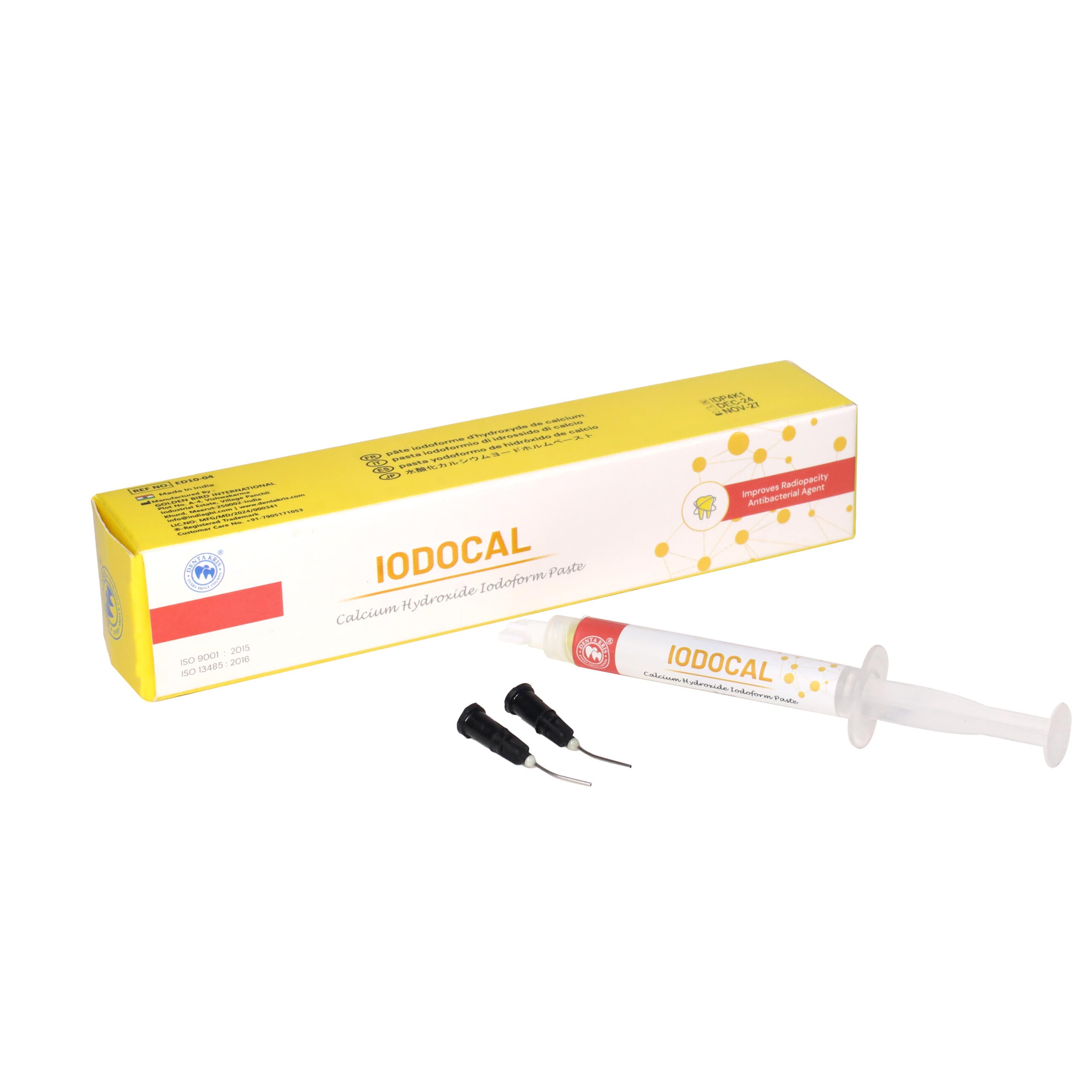 Denta Kris Iodocal – Calcium Hydroxide Iodoform Intracanal Medicament