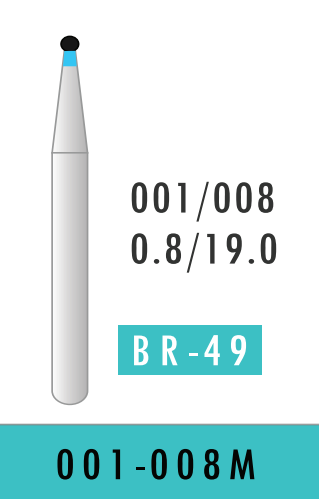 Fine Round Bur (001-008M)