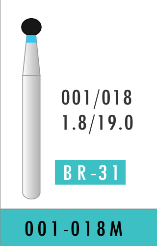 Medium Round Bur (001-018M)