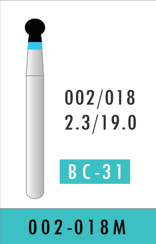 Medium Round Bur (002-018M)