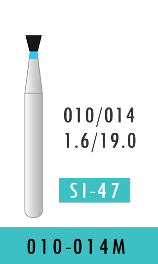 Medium Flat End Taper Bur (010-014M)