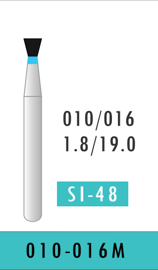 Medium Flat End Taper Bur (010-016M)