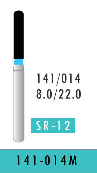 Medium Round End Cylinder Bur (141-014M)