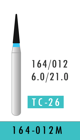 Extra Fine Pointed Taper Bur (164-012M)