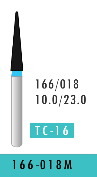 Medium Tapered Conical Bur (166-018M)