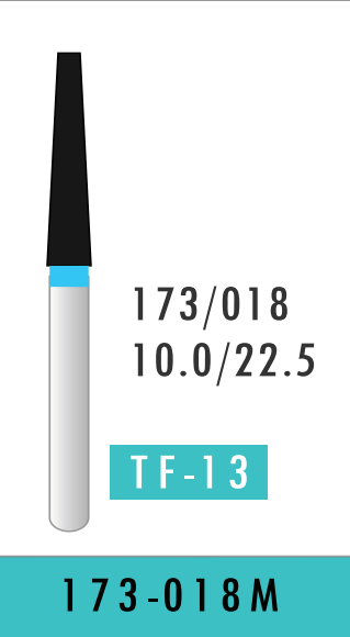 Medium Tapered Flat End Bur (173-018M)