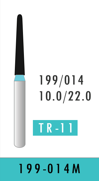 Fine Taper Round End Bur (199-014M)