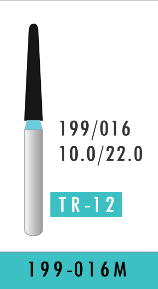 Super Fine Tapered Round End Bur (199-016M)