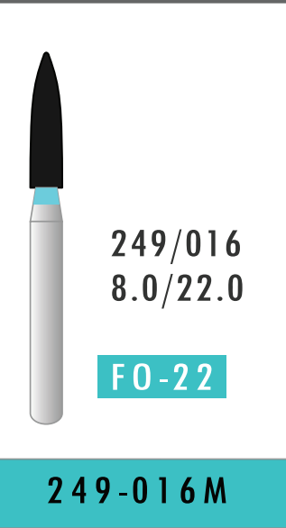 Medium Flame Bur (249-016M)