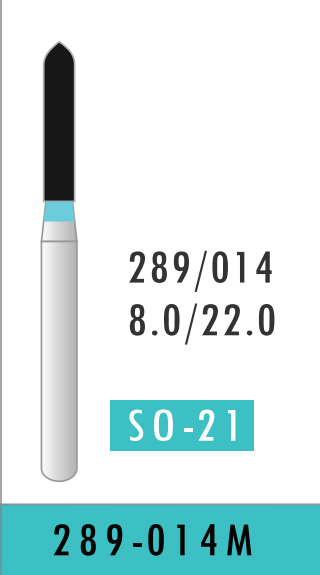 Medium Flat End Taper Bur (289-014M)