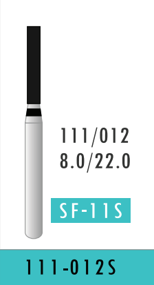 Super Fine Straight Fissure Round End Bur (111-012S)