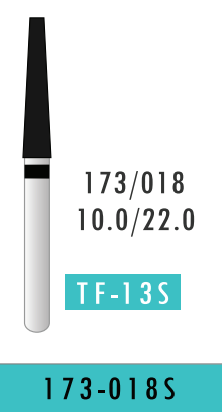 Super Coarse Flat End Taper Bur (173-018S)