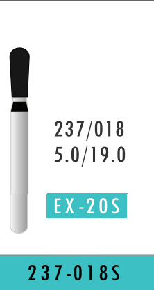 N/A Tapered Fissure Bur (237-018S)