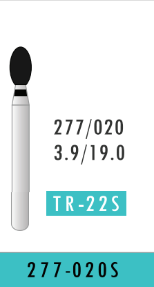 Super Coarse Taper Round End Bur (277-020S)
