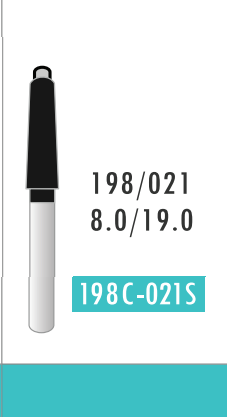 N/A Round End Taper Bur (198C-021S)