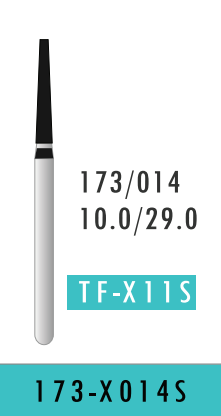 Super Coarse Taper Fissure Bur (173-X014S)