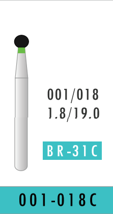 Coarse Round Bur (001-018C)