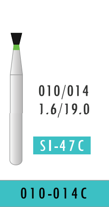 Coarse Flat End Taper Bur (010-014C)
