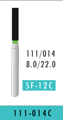 Coarse Flame Tapered Bur (111-014C)