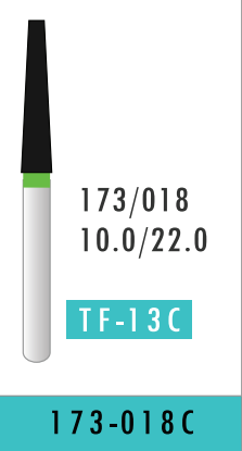 Coarse Tapered Fissure Bur (173-018C)