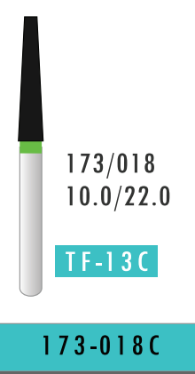 Coarse Tapered Flat End Bur (173-018C)