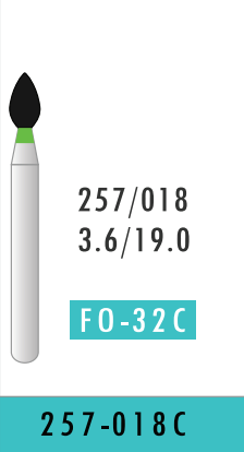 Coarse Flame Bur (257-018C)