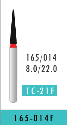 Fine Pointed Taper Bur (165-014F)