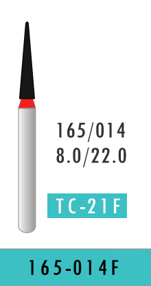 Fine Tapered Fissure Bur (165-014F)